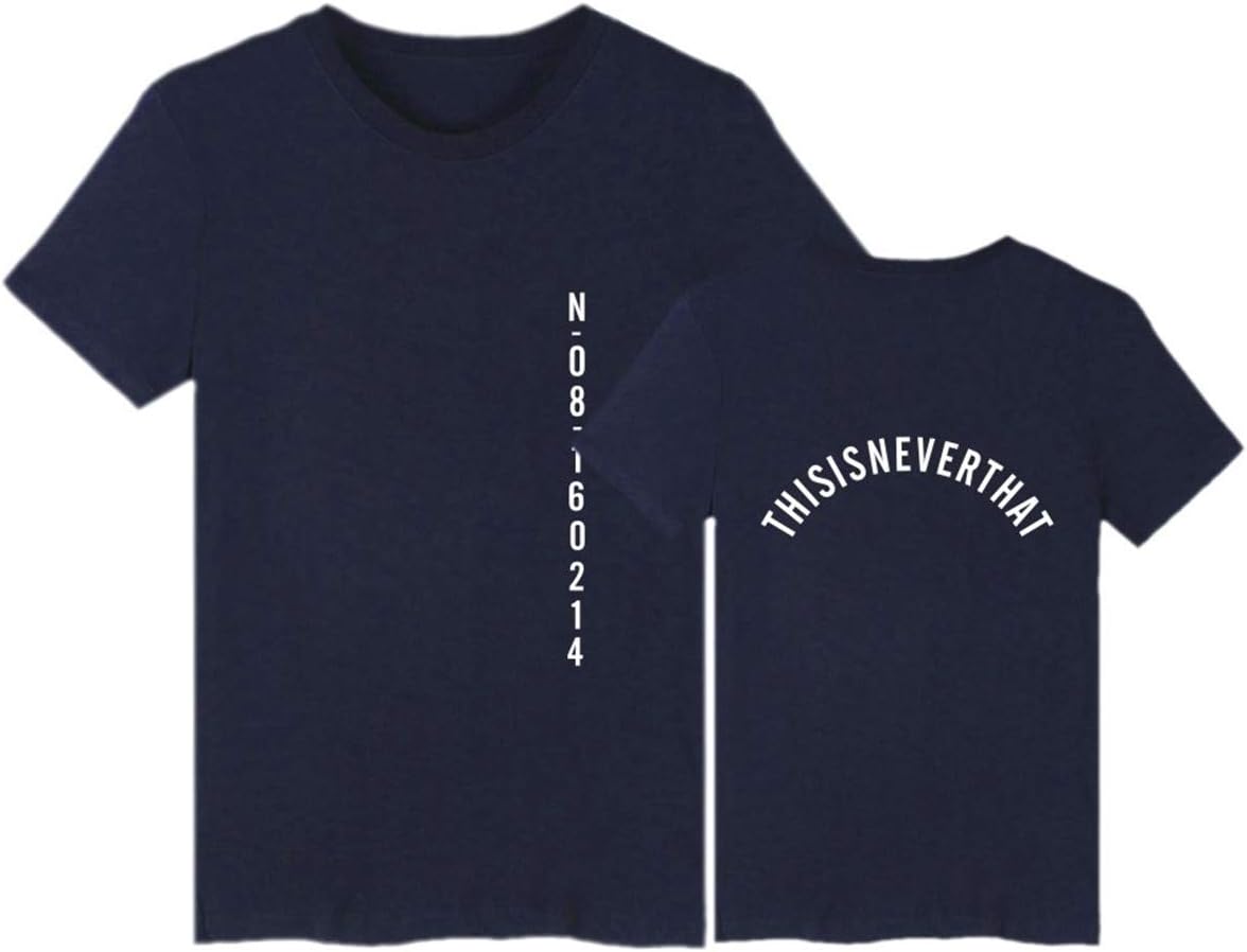 Deplle BTS Love Yourself Logo Short Sleeve Tee Shirt Stars Wristband Cotton T-Shirts for Men and Women