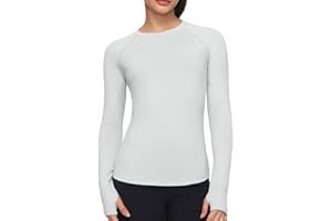 YEL Compression Shirt Women Long Sleeve Workout Undershirts Base Layer Yoga Athletic Tops Running Shirts