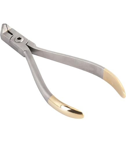 Pinces Dentaires De Pose (tweezers) Pour Brackets Orthodontiques - Lot De 5, Acier Inoxydable - Neuf