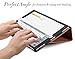 FYY Case for iPad Pro Cover - [Luxury Series] Premium PU Leather Case with Card Slots, Note Holder, Pencil Holder Case, Hand Strap and Elastic Strap for iPad Pro 12.9(2015)Black (With Auto Wake/Sleep)