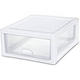 STERILITE 23018006 16 Quart Stacking Drawer, Clear (Pack of 1)
