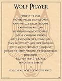 Wolf Prayer Poster 8 1/2 x 11