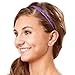 Hipsy Women's Glitter Adjustable Non-Slip Headband Mother Daughter 10pk