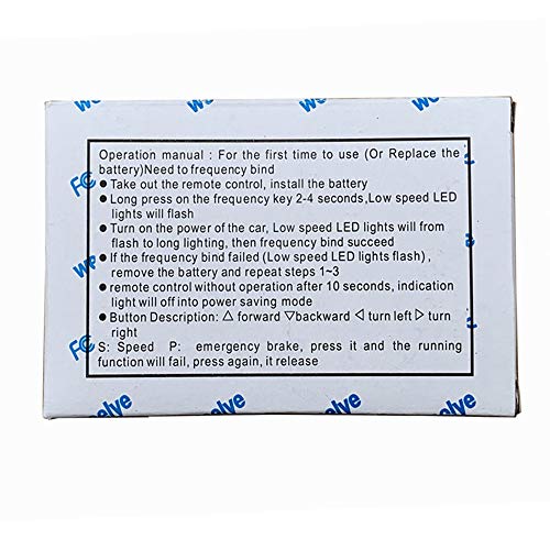 wellye RX44 6V Kids Powered Ride on car 2.4G Bluetooth Remote Control and Receiver Kit Controller Control Box Accessories for Children Electric Ride On Car Replacement Parts