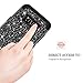 Casetego Compatible with Galaxy S8 Case,Glitter Sparkle Bling Three Layer Heavy Duty Hybrid Sturdy Shockproof Protective Cover Case for Samsung Galaxy S8,Shiny Black