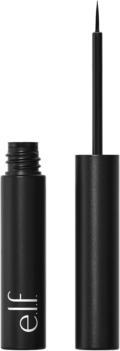 e.l.f. Precision Liquid Eyeliner Ultra Fine Tip Black 0.13 Fl Oz 3.8 mL