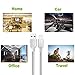 ZTeanok Cable , 2 Pack 10 Feet Nylon Braided CordCharger for iPhone 7/7 Plus/6/6 Plus/6S/6S Plus,SE/5S/5,iPad,iPod Nano 7 - 10 Ft(3 Meters) - Black silver
