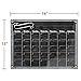 Bigtime Magnetic Refrigerator Calendar Dry Erase Black Flexible Magnet Board Design | Monthly for Kitchen Fridge| Use w/ Fluorescent Liquid Chalk or Neon Markers (12x16 Monthly Calender)