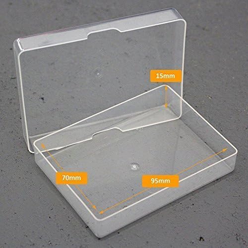 JP GAMES LTD Clear Plastic Playing Card Storage Boxes (Pack of 50) Made in The UK