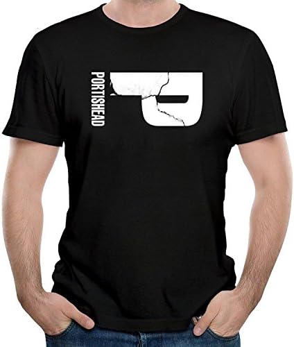 ILONSE Men's Portishead Dummy White T Shirts Black
