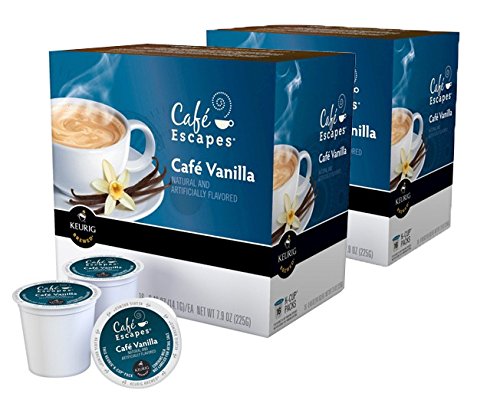 Cafe Escapes Cafe' Vanilla 16 Ct - Pack of 2 (Total 32Ct)