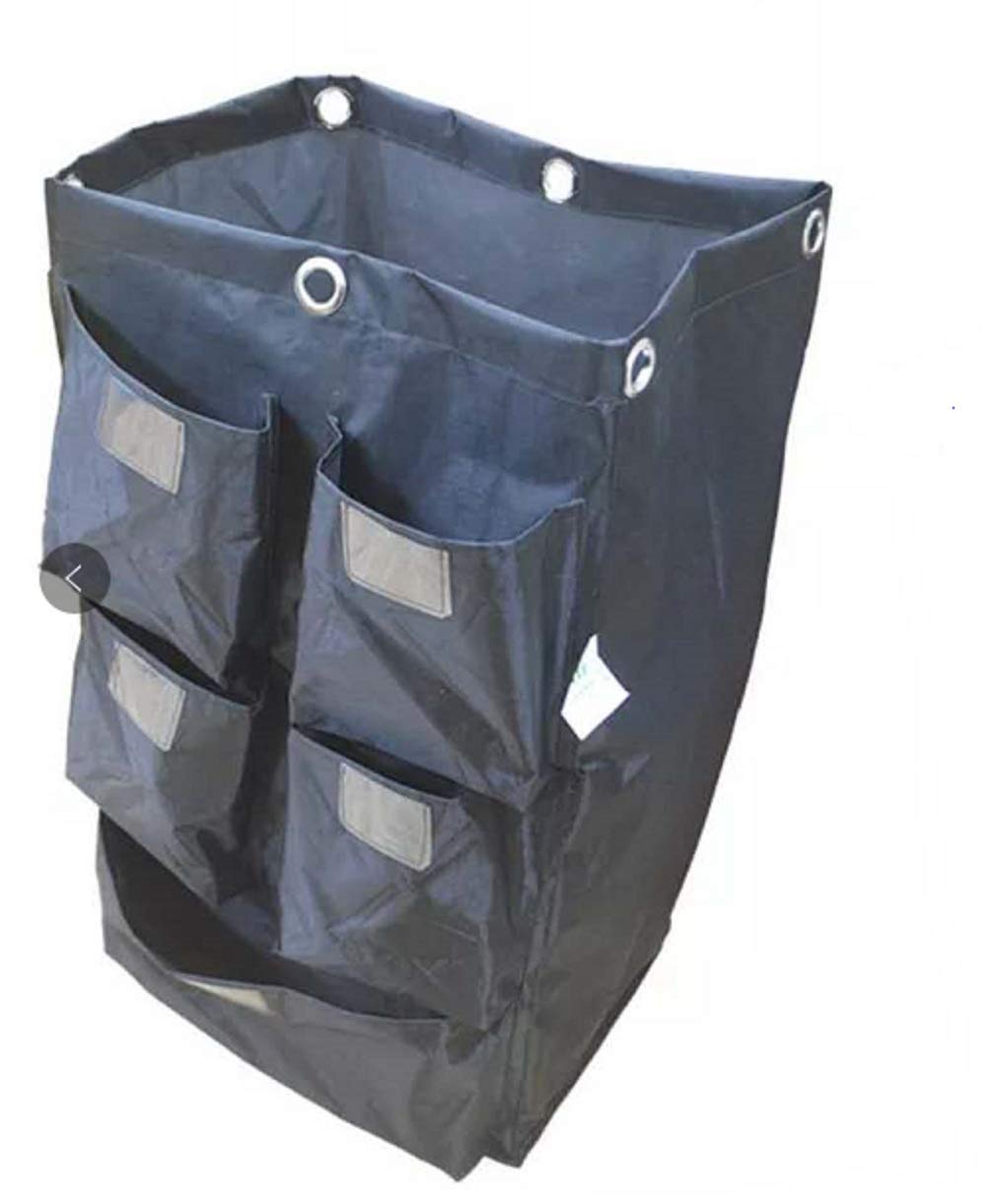 Waterproof High Capacity Thickened Housekeeping Commercial Janitorial Cleaning Cart Bag EHouse