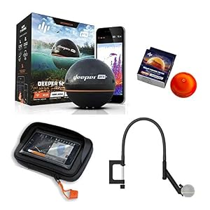Deeper Smart Sonar Pro + Plus Set Wifi Gps + Night Fishing Cover + Support Flexible + Case