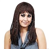 Synthetic Braided Long Wig (1B-off black)