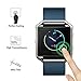 Simpeak Glass Screen Protector Compatible with Fitbit Blaze [3 Pack], Full Coverage Bubble Free Anti-Scratch Anti-Fingerprint