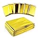 GPS G-6831 Emergency Foil Silver & Gold Mylar Thermal Blanket, 62″ Length x 82″ Width (Pack of 10)thumb 3