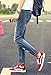 MR. R Men's Ripped Slim Fit Tapered Leg Jeans Blue US 27-38