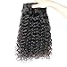 JQM 8A Brazilian Deep Wave Bundles Unprocessed Virgin Curly Hair Weave Remy Wavy Human Hair Extensions 3 Bundles Deals #1B Natural Black Color