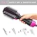 One Step Hair Dryer and Volumizer Styler Brush,Black