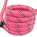Joytale Dog Slip Leash Rope - Reflective Training Leads for Small Medium Large Dogs - 3/8 inch by 6 Feet - Pink