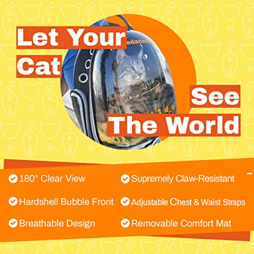 Your Cat Backpack The Voyager Cat Backpack Premium Pet Carrier Bag