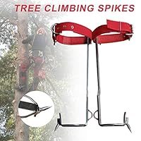 ditional Tree Climbing Spikes, Stainless Steel Tree Climber Adjustable Climbing Tool for Hunting Observation, Picking Fruit, Garden Art, Simple to Use opportune