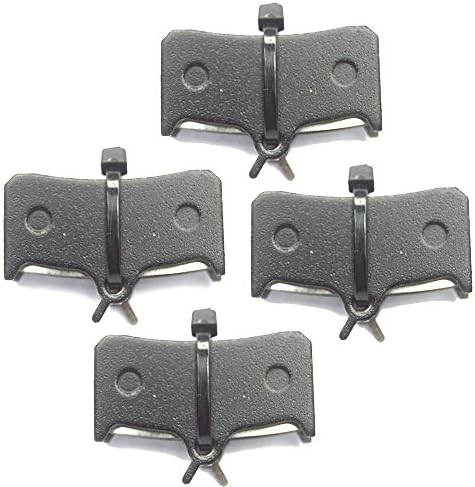 Catazer Semi-Metallic MTB Mountain Bike Bicycle Disc Brake Pads with Spring Spacer for Hope M4 4 Pairs set