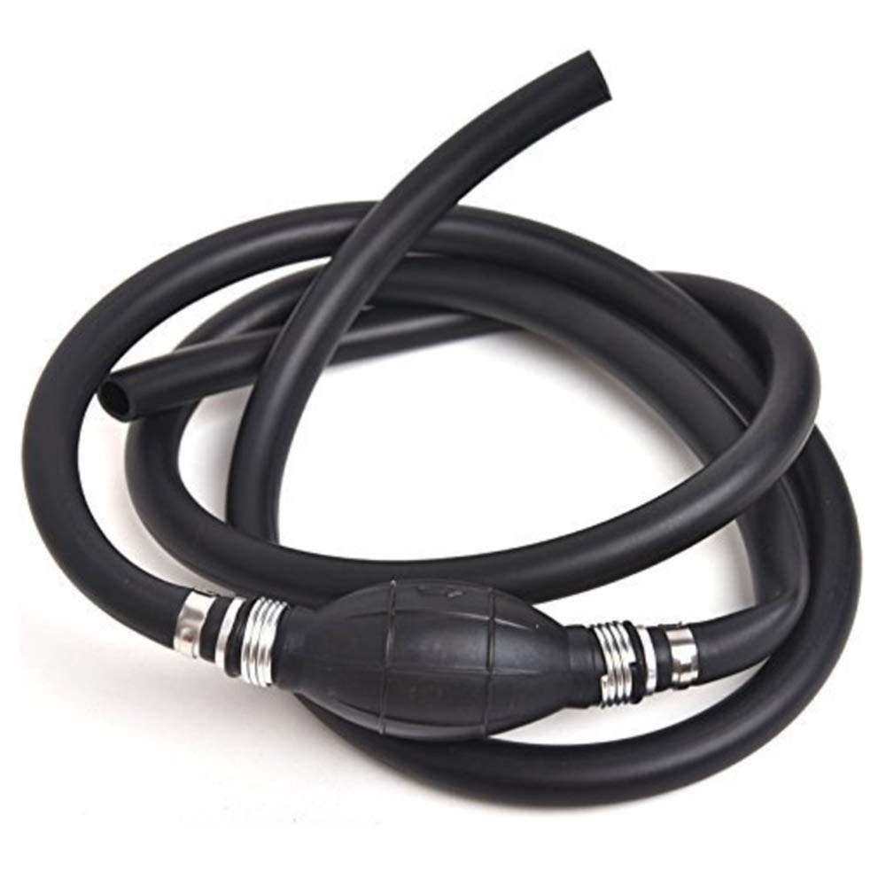 Ritte Universal Hose Fuel Line Assembly with 8mm Primer Bulb for Car, SUV, MPV, Motorcycle - Petrol and Diesel - Manual Operation - Fuel Pump