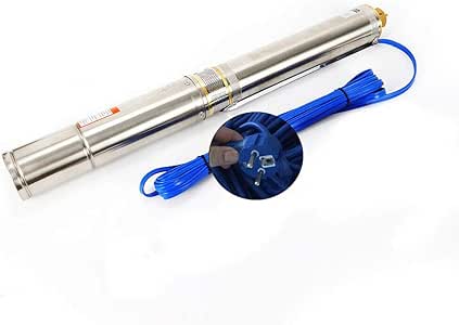 OUBAYLEW Bomba de Pozo Profundo 1150 W Bomba Sumergible Bomba de Pozo