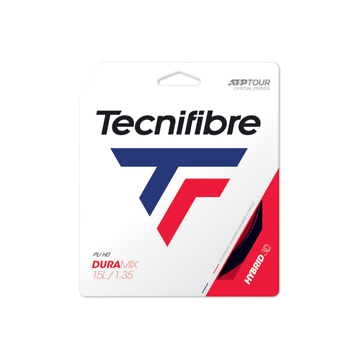 Tecnifibre Duramix HD Tennis String 1.35 Black - 12m Set