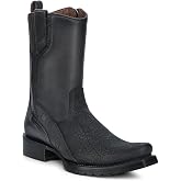 Cuadra Men's Western Boots Dark gray Leather Side Zipper