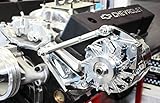 SBC Chevy Chromed Aluminum Driver Side Alternator