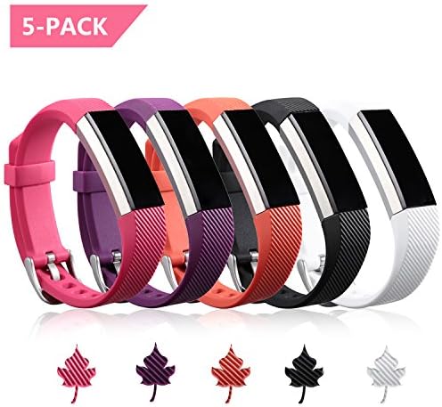mtsugar Fitbit Alta/Fitbit Alta HR Straps, the Special Silicone Printing Replacement Wristband of Fitbit Alta and Alta hr with Buckle Accessory for Women and Men.(No tracker, Replacement Bands Only)