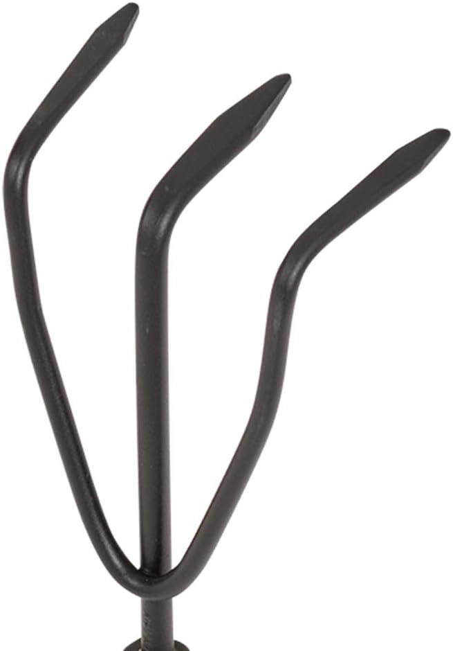 AMES 2446300 Tempered Steel Hand Cultivator with Wood Handle, 11-Inch : Garden & Outdoor