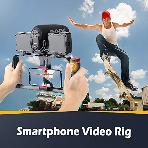 Zeadio Video Action Handheld Stabilizer with Smartphone Video Rig for