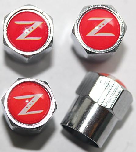 Car Auto Fairlady Tire Valve Stem Cap Caps Red Color For Nissan Z 350z 370z
