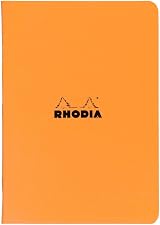 Rhodiah Rhodia 119164C Orange Piqué Notebook A4 96p Squared 5mm