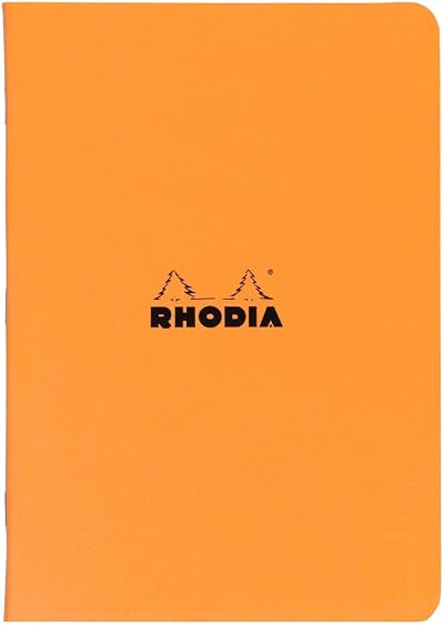 Rhodiah Rhodia 119164C Orange Piqué Notebook A4 96p Squared 5mm