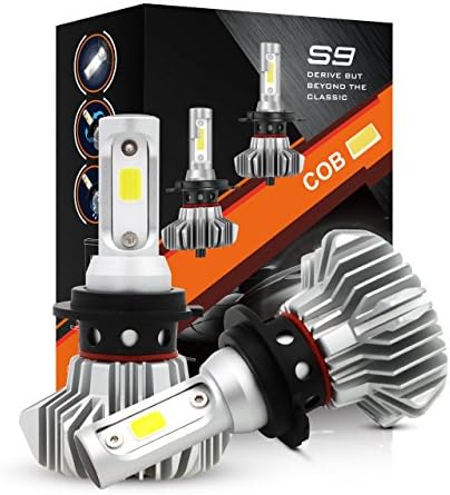 H7 Led Headlight,AutoTime 8000 Lumens Extremely Bright COB Chips Led Headlight Bulbs Conversion Kit,60W 6500K Single Beam Fanless Headlight Kit
