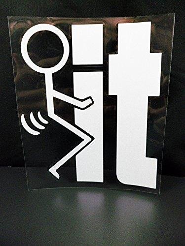 3pcs 5" Funny fuck-It JDM Illest Ricer Car Window Die-Cut Graphic Vinyl Decals for SUV Truck Car Bumper, Laptop, Wall, Mirror, Motorcycle