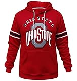 Men's Ohio State Buckeyes Athletic Hoodies Sporty Sweatshirts - Red
