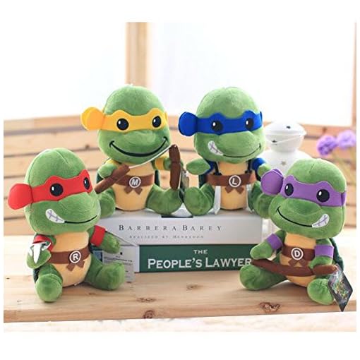 Teenage Mutant Ninja Turtles Plush Toys Dolls 4PCS Action Figure - Image 3