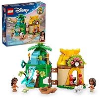 LEGO Disney Moana's Island Fun Building Toy Playset - Princess Moana Toy for Kids, Girls and Boys, Ages 5+ - with 2 Disney Micro-Dolls and Pua Animal Figure - Gift Idea for Birthdays - 43260