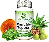 Candida Cleanse and Support Supplement â˜… Extra Strength â˜… All Natural Herbal Formula & Enzymes Yeast Infection Treatment Includes Caprylic Acid, Oregano Oil, Cellulase and Black Walnut