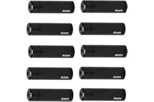 Bike Brake Cable Ferrule, Bike Cable end caps 4mm Aluminum Alloy Shift Cable End for Road Mountain Bicycles Cycling Repair