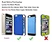 Yuzihan iPhone SE 5 5S 5C 4 inch Phone Holster Premium Leather Belt Holster Fit with Bare Phone Or Thin Skin Case On