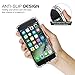 Speira Transparent Case with Reinforced Corners Compatible with iPhone 8 Plus/iPhone 7 Plus, [Anti-Discoloration] [No-Slip Grip] (Purple)