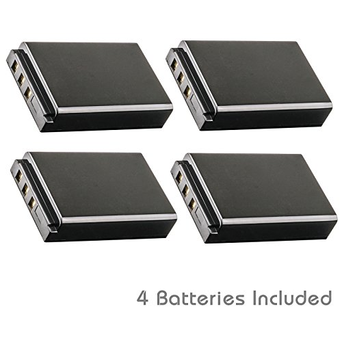 Kastar KLIC-5001 Battery 4-Pack for Kodak Easyshare P712 P850 P880 Z730 Z760 Z7590 DX6490 DX7440 DX7590 DX7630 Zoom, Sanyo Xacti VPC-HD2000 DMX-HD1000 DMX-HD1010 DMX-HD2000 DMX-FH11 DMX-TH1 DMX-WH1