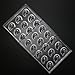 Grainrain Polycarbonate Chocolate Candy Molds PC Mould Pastry Baking Tools Crescent Moon
