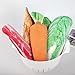 Funnylive Creative Simulation Vegetables Pencil Holders Unique Handbags Makeup Bag Fatty Pork, Carrot, Cabbage, Bamboo Shoots, Balsam Pear Pencil Case (Fatty Pork)